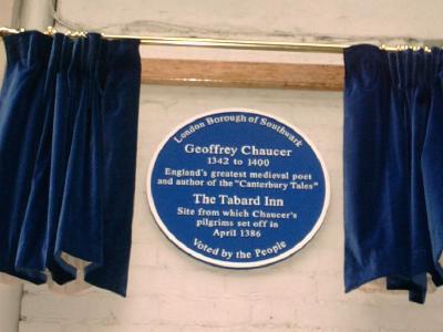 the blue plaque