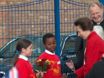 Princess Anne at Cathedral  School