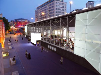 The new entrance to BFI Southbank on Theatre Avenu