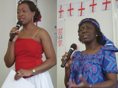 Joycelyn Opong Nyantekyi and Sylvia Wachuku-King