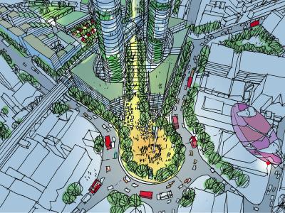 2004 Elephant and Castle masterplan image