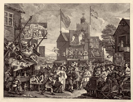 Southwark Fair by William Hogarth