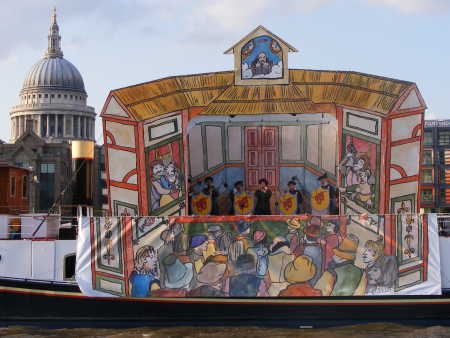 Floating playhouse celebrates Shakespeare’s birthday