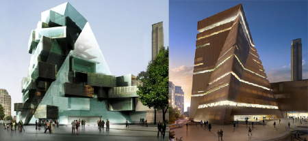 Tate Modern extension swaps glass for brick