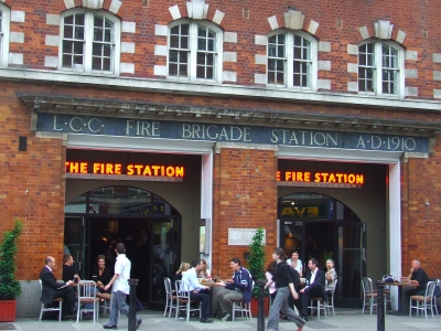 The Fire Station bar in Waterloo Road