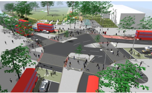 Space Syntax design for southern junction at Eleph