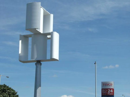 Tesco wind turbine