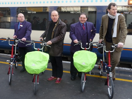 Brompton launch at Waterloo