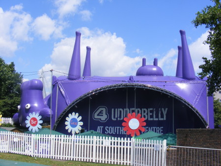 Arts training academy for local young people at Udderbelly on South Bank