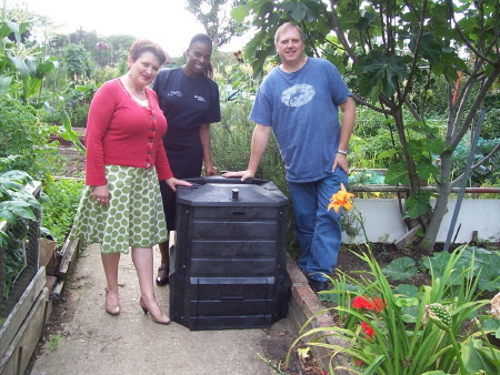 Bermondsey plot-holders get composting for National Allotment Week