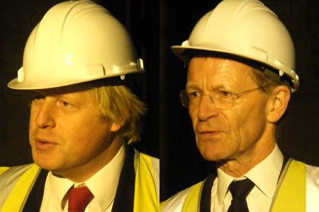 Boris Johnson and Nick Serota