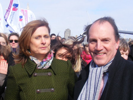 Sarah Brown and Simon Hughes MP