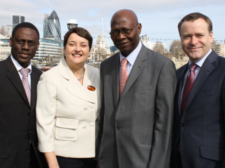  Cllr Tayo Situ, Val Shawcross AM, Cllr Ade Lasaki