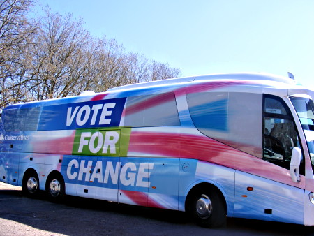 Conservative battle bus