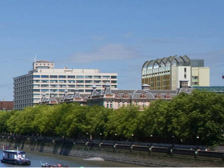 Designs for St Thomas' Hospital east wing cladding go on show