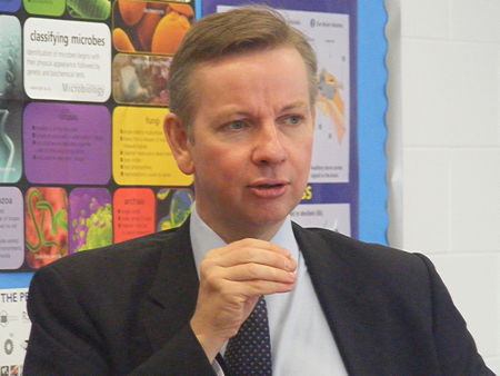 Michael Gove at Globe Academy