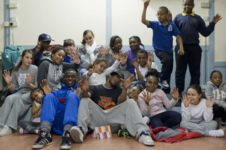 Tabard Gardens kids perform in front of thousands at Millwall QPR match