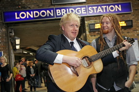 Boris Johnson and Newton Faulkner