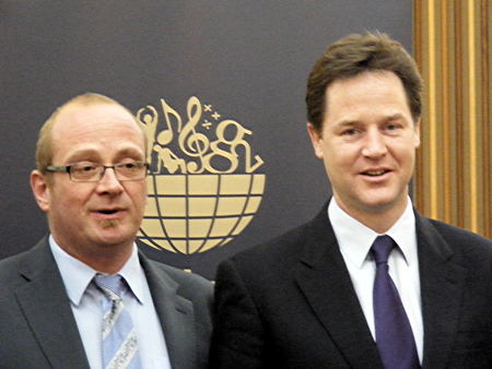 Jason Baigent, Nick Clegg