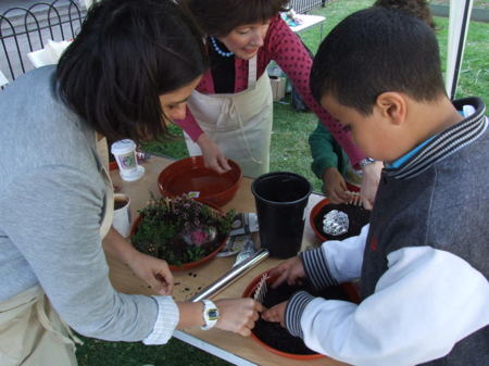 Party celebrates four years of Brookwood Triangle community garden