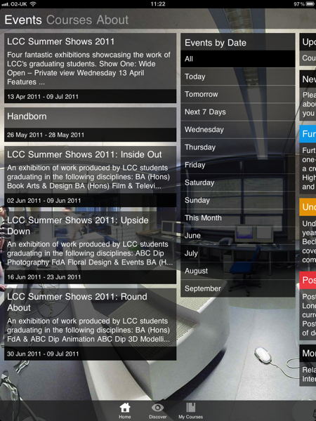 London College of Communication launches iPhone and iPad app