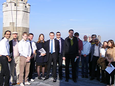 Tower-top singers welcome Ascension Day at Southwark Cathedral