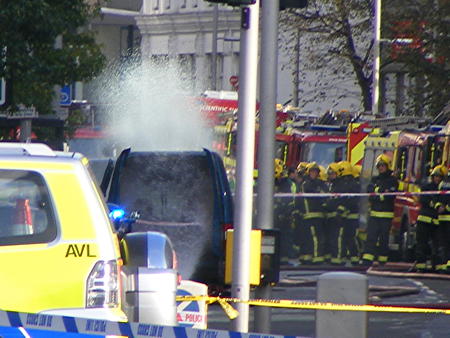 Southwark Street shut as firefighters clean up chemical spill