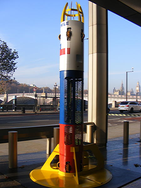 Fenix 2 capsule used to rescue Chilean miners now on display in SE1