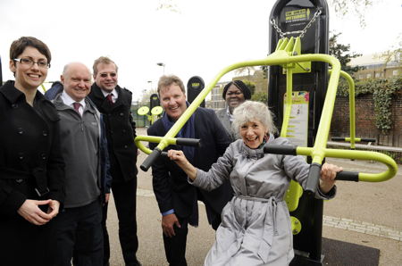 Tony Doyle and councillors