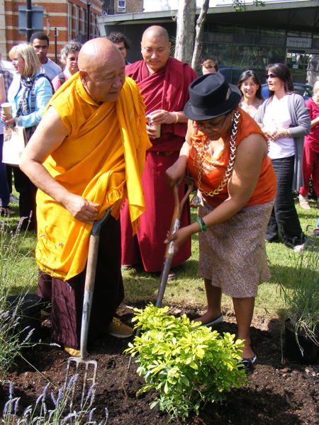 Lama Yeshe Losal Rinpoche and Althea Smith