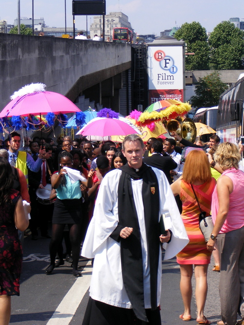 Abram Wilson: New Orleans-style procession on South Bank