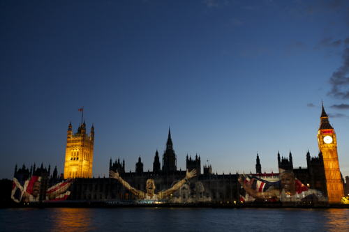 Parliamentary projections provide new South Bank spectacle