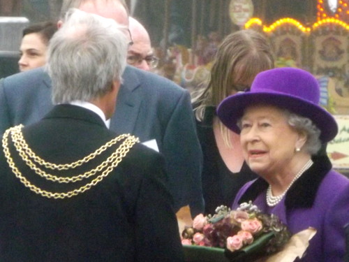 Queen visits Jubilee Gardens and BFI Southbank