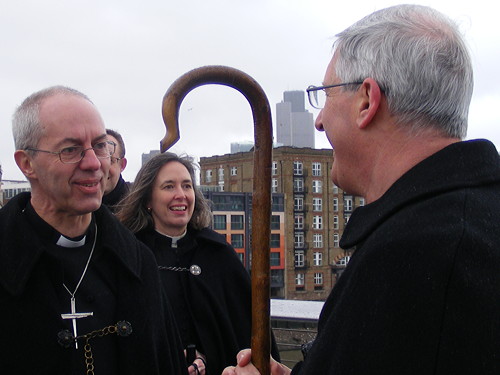 Archbishop of Canterbury at Borough Market & Southwark Cathedral