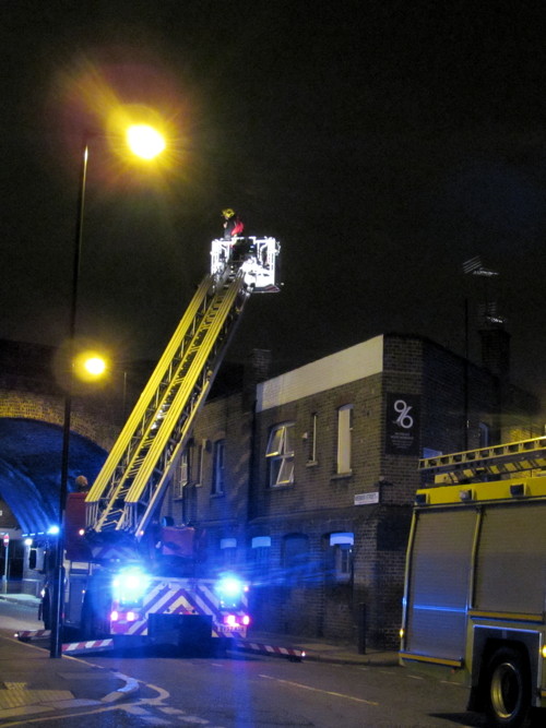 Dramatic fire in Rushworth Street