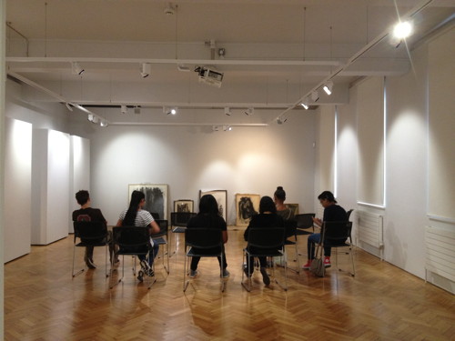 Southwark sixth-formers visit Borough Road Gallery