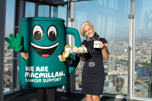 Shard hosts London’s highest coffee morning