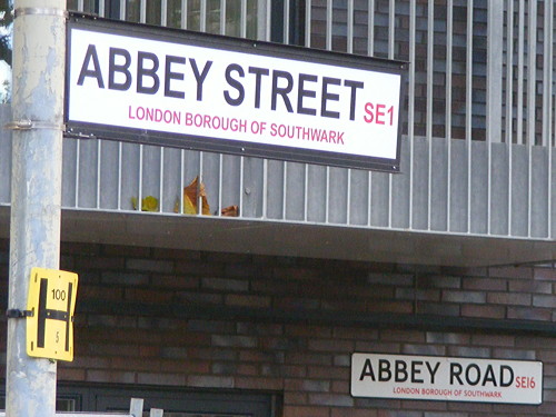 Beatlemania in Bermondsey? Abbey Road sign installed by mistake