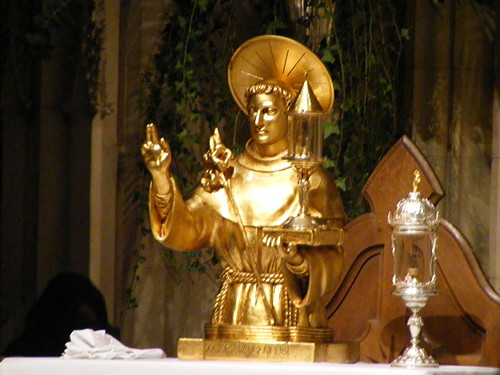 Relics of St Anthony of Padua brought to Southwark