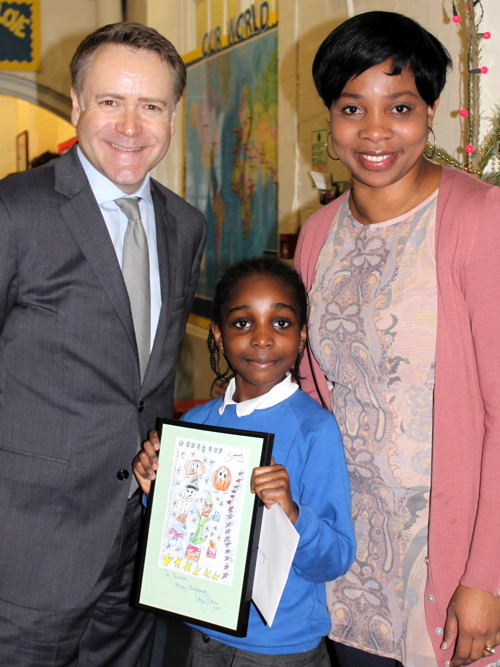 Bermondsey schoolgirl designs Southwark Council’s Christmas card