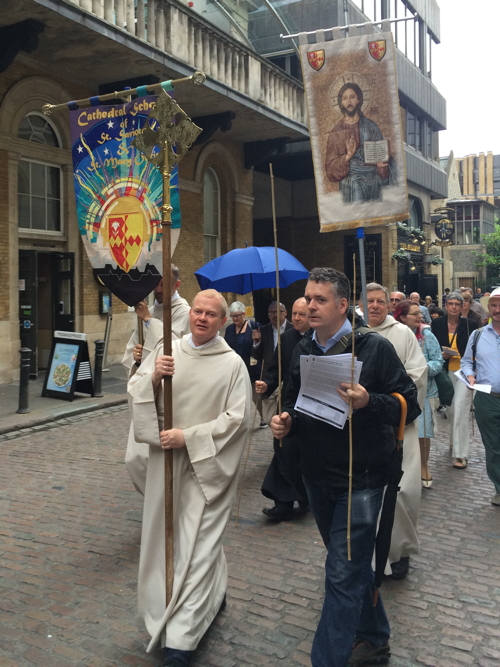 Beating the bounds of Southwark Cathedral’s parish