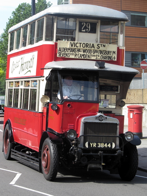 Dozens of vintage buses take part in cavalcade