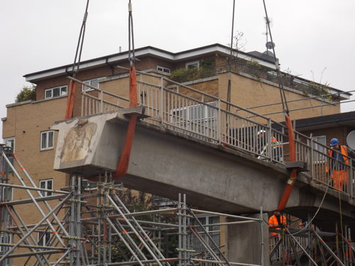 New Kent Road footbridge demolished