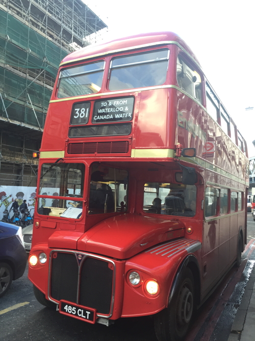 Routemaster buses drafted in to route 381 during bus strike