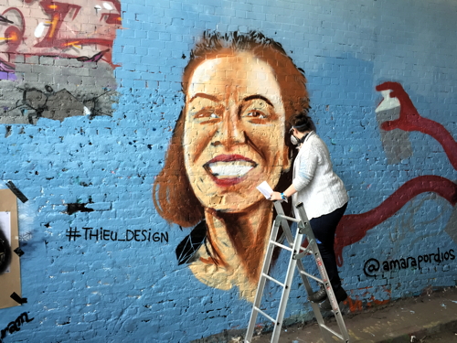 Female street artists take over Leake Street tunnel