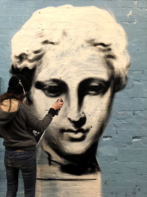 Female street artists take over Leake Street tunnel