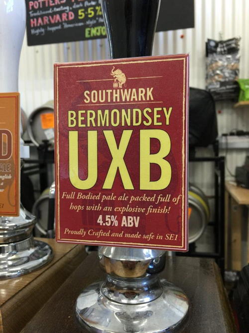 Bermondsey UXB beer goes on sale