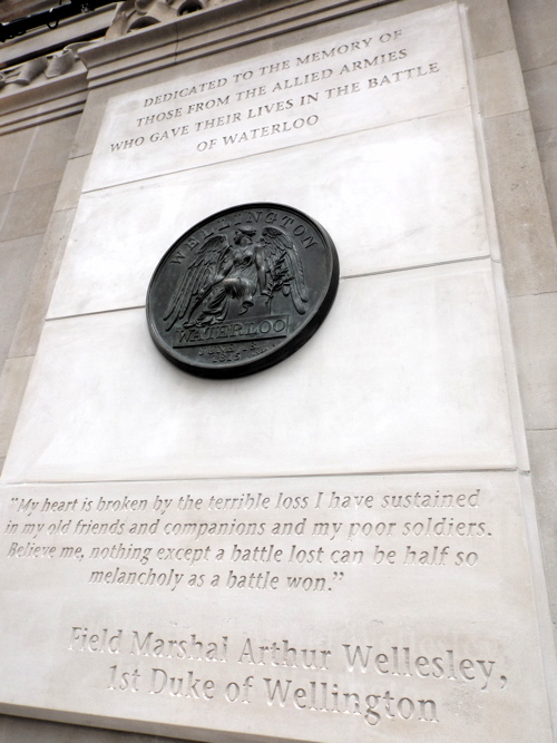 Duke of Wellington unveils Battle of Waterloo memorial at station