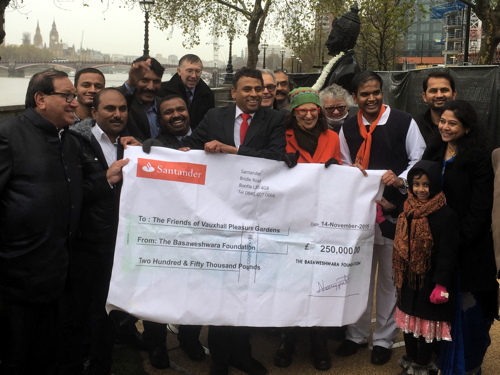 Indian PM Modi unveils Basaveshwara bust on Albert Embankment