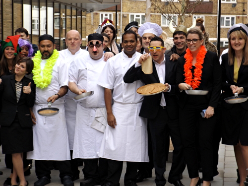 SE1 businesses mark Shrove Tuesday with three pancake races